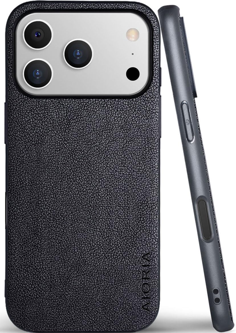for iPhone Case Premium PU Leather Cover Retro Design Full Protective Phone Case for iPhone 17 16 Pro Max Plus 16e 5G
