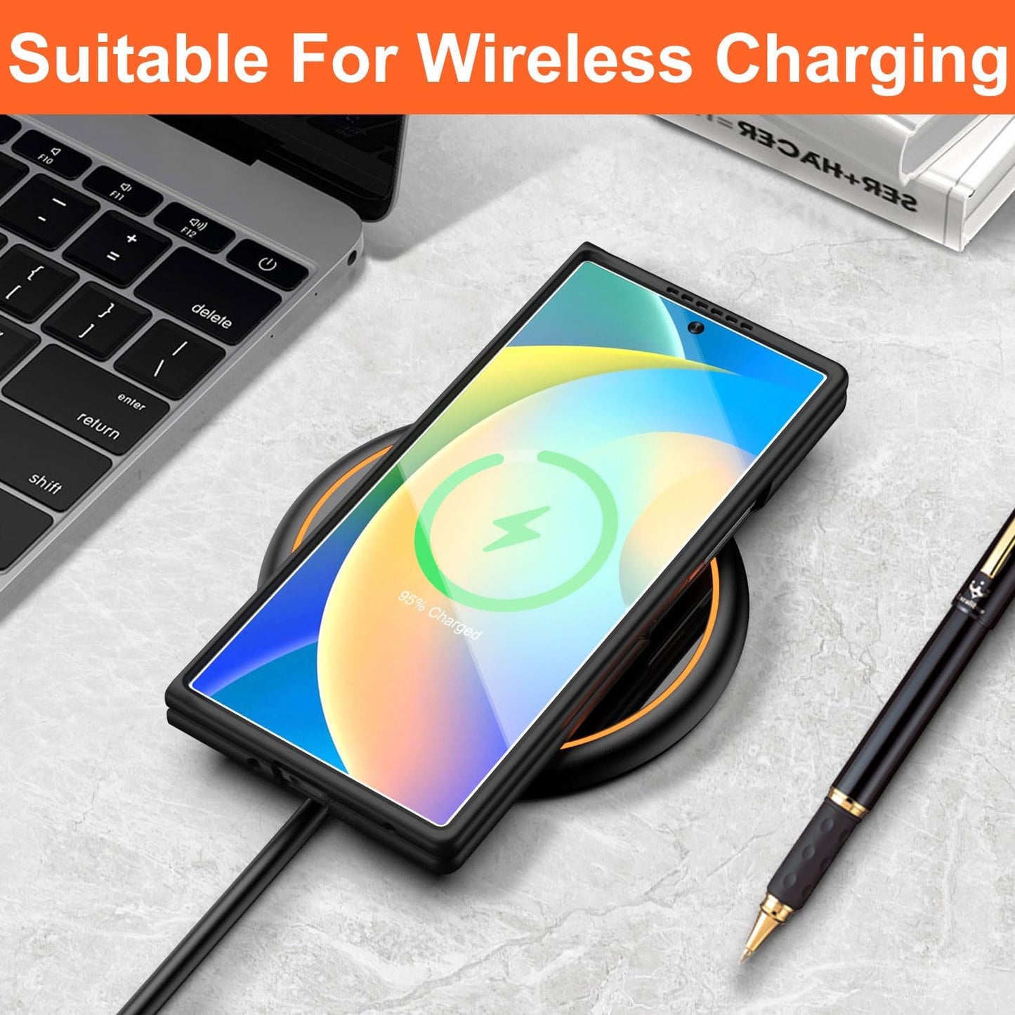 Case for Samsung Galaxy Z Fold 5 6 7 Imitation Bamboo Pattern PU Leather Phone Case Protective Cover