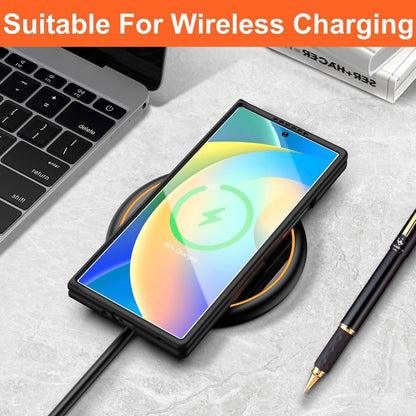 Case for Samsung Galaxy Z Fold 5 6 7 Imitation Bamboo Pattern PU Leather Phone Case Protective Cover