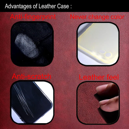 for Samsung Galaxy A Series Case A17 A56 A36 A26 A16 A55 A35 A25 A15 Premium Leather Cover Retro Design Full Protective Phone Case for Samsung Galaxy A26 5G (Red, A26)