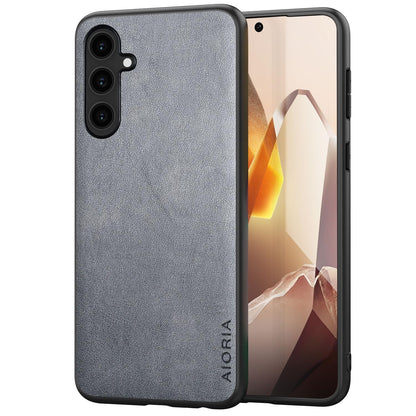 for Samsung Galaxy S25 Plus Case Simple Classic Design Durable Premium PU Leather Phone Case (Brown, for Samsung Galaxy S25 Plus)