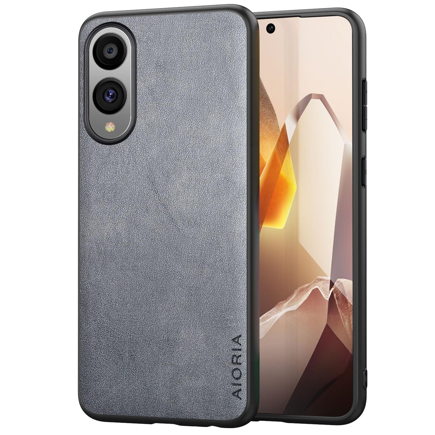 for Samsung Galaxy S25 Plus Case Simple Classic Design Durable Premium PU Leather Phone Case (Brown, for Samsung Galaxy S25 Plus)