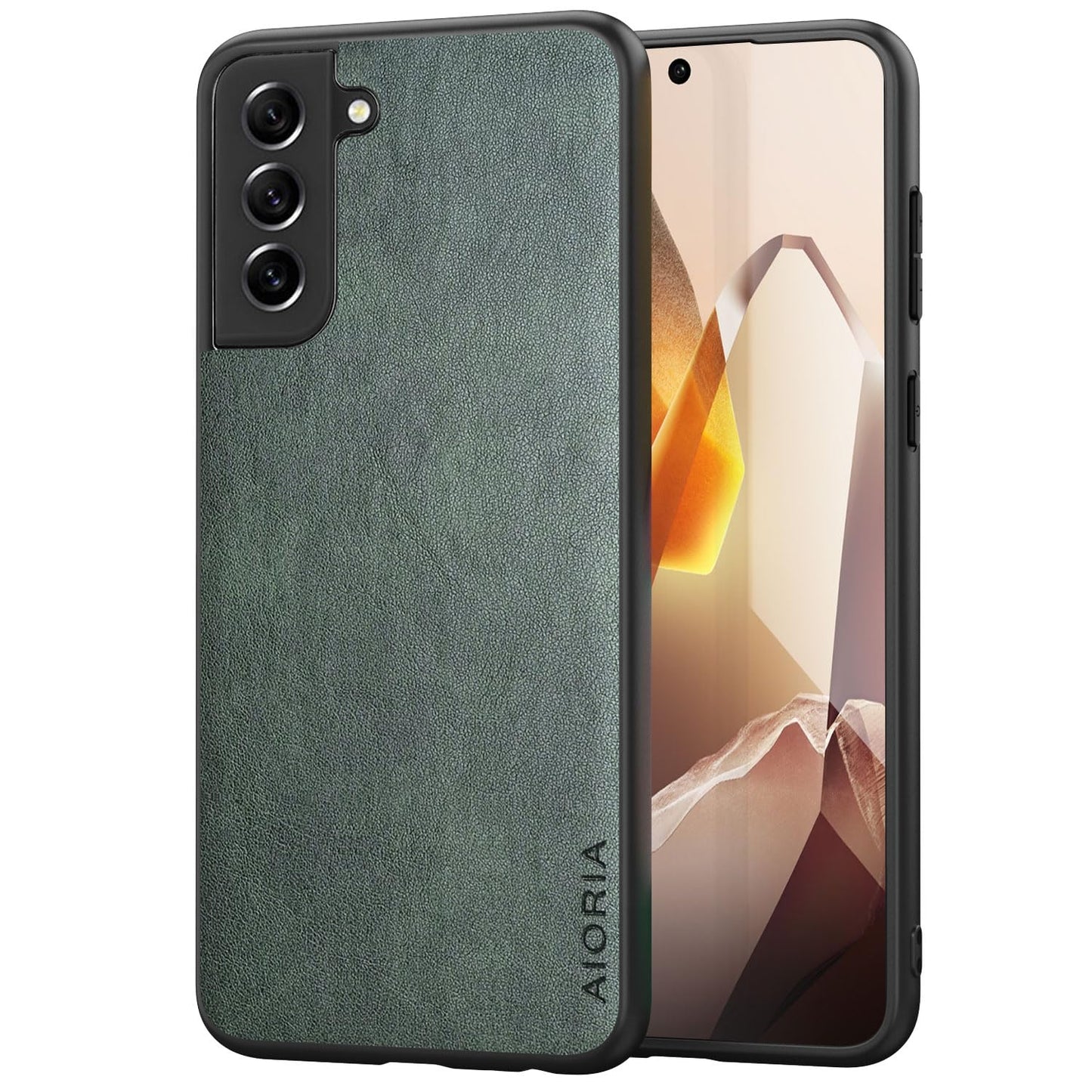 for Samsung Galaxy S25 Plus Case Simple Classic Design Durable Premium PU Leather Phone Case (Brown, for Samsung Galaxy S25 Plus)
