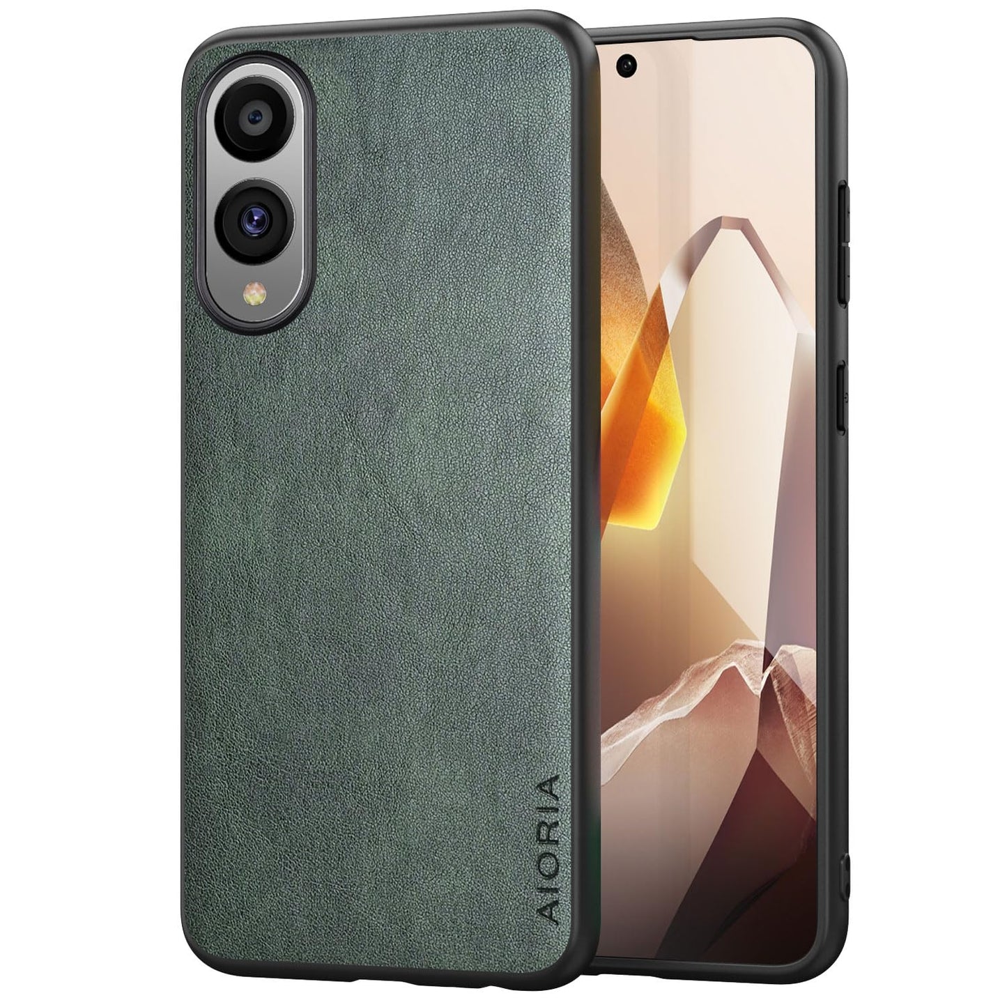for Samsung Galaxy S25 Plus Case Simple Classic Design Durable Premium PU Leather Phone Case (Brown, for Samsung Galaxy S25 Plus)