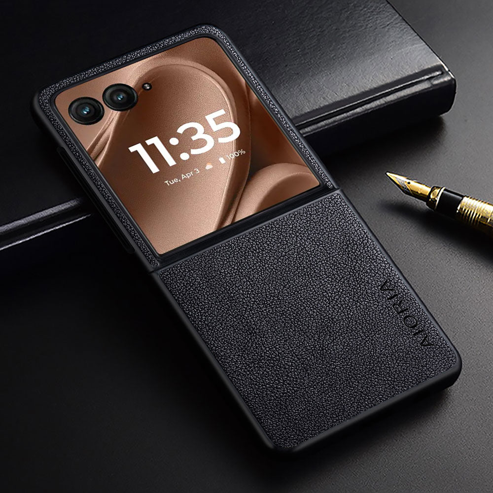 For Motorola Razr Ultra 2026 2025 Case Razr + Premium Leather Cover Retro Design Full Protective Case