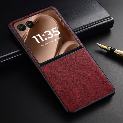 For Motorola Razr Ultra 2026 2025 Case Razr + Premium Leather Cover Retro Design Full Protective Case