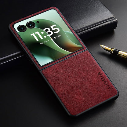 For Motorola Razr Ultra 2026 2025 Case Razr + Premium Leather Cover Retro Design Full Protective Case